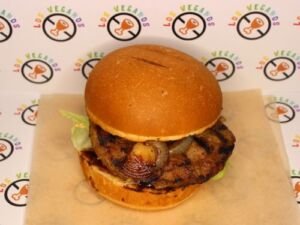 BBQ Soslu Falafel Burger
