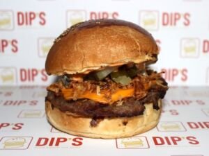 Cheesy Peasy Burger