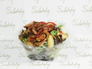 BBQ Soslu Sıcak Salata