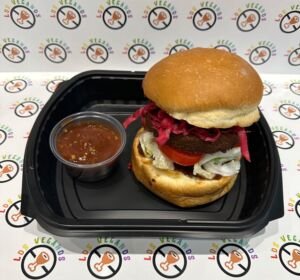 BBQ Soslu Falafel Burger